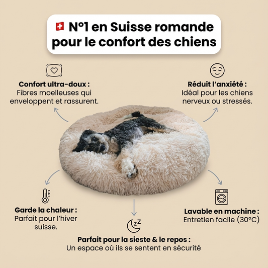 Coussin douillet anti-stress pour chien